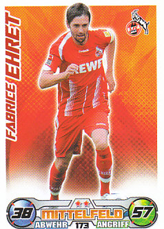 Fabrice Ehret 1. FC Koln 2009/10 Topps MA Bundesliga #173
